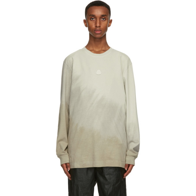 Photo: Moncler Genius 6 Moncler 1017 ALYX 9SM Taupe Jersey Long Sleeve T-Shirt