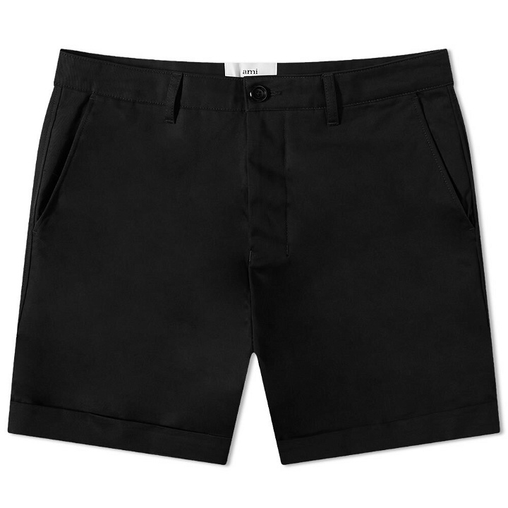 Photo: AMI Men's Chino Shorts in Black