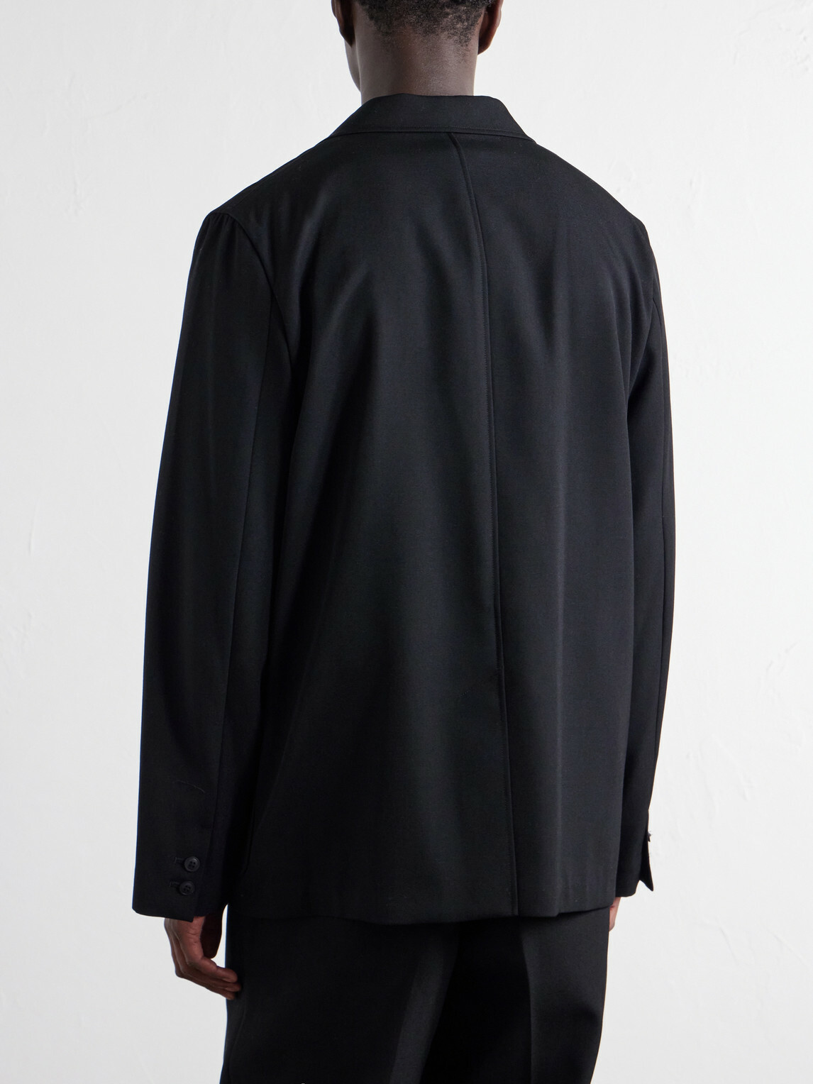 ATON - Wool-Twill Suit Jacket - Black