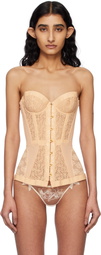 Agent Provocateur Beige Mercy Corset