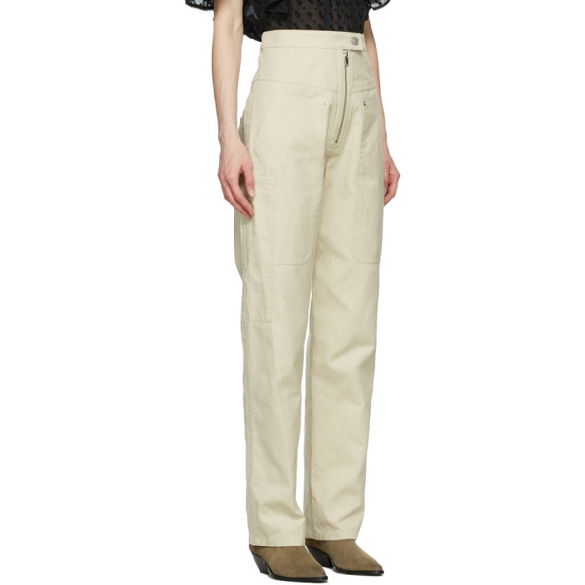Isabel Marant Etoile Off-White Phil Trousers Isabel Marant Etoile