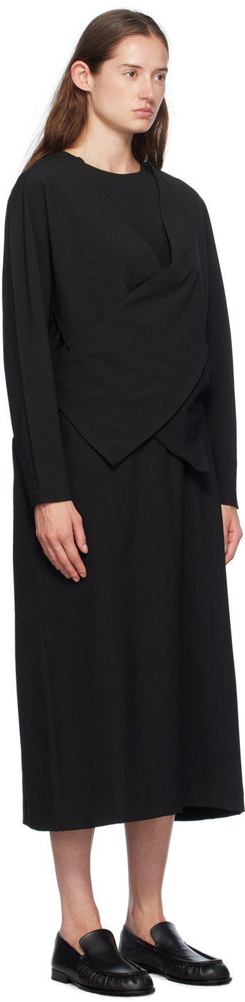 Henrik Vibskov Black Hazi Midi Dress