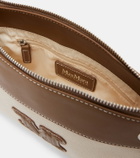Max Mara Frisia Small canvas pouch