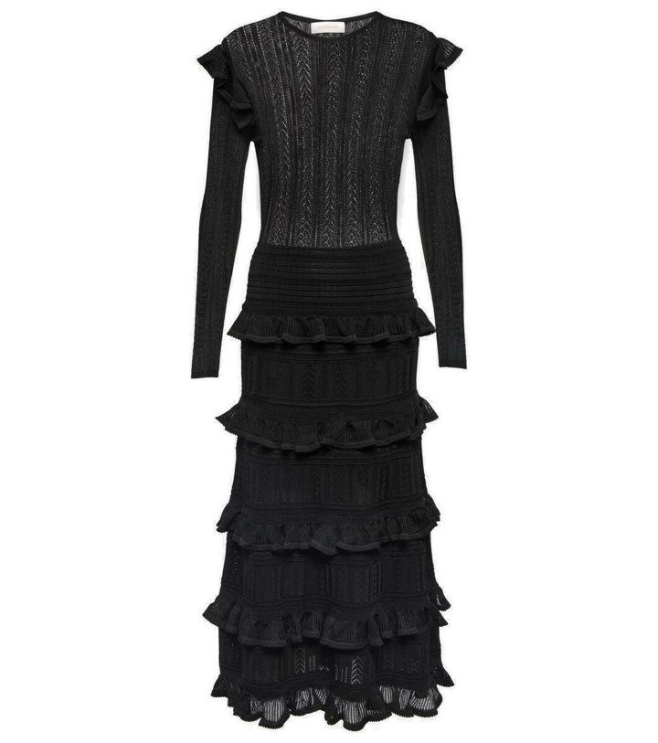 Photo: Zimmermann Luminosity ruffled midi dress