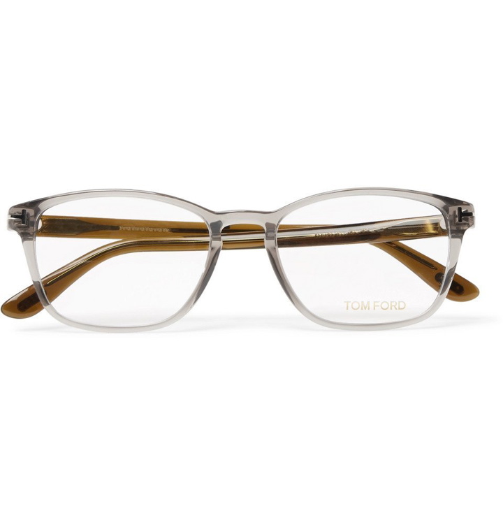 Photo: TOM FORD - Two-Tone Square-Frame Acetate Optical Glasses - Men - Brown