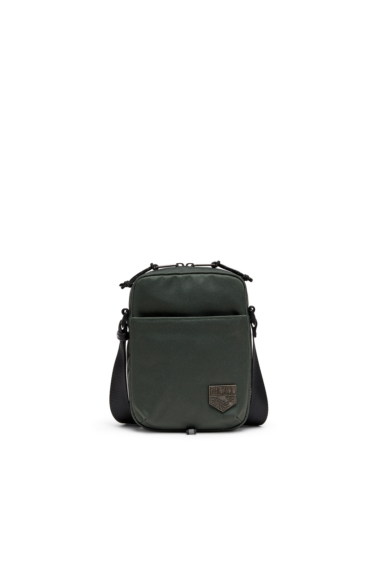 Diesel D-Pack - Crossbody bag with emblem logo - Crossbody Bags - Unisex - Green