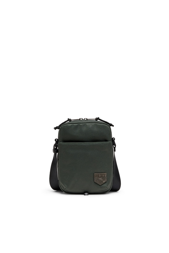 Photo: Diesel D-Pack - Crossbody bag with emblem logo - Crossbody Bags - Unisex - Green
