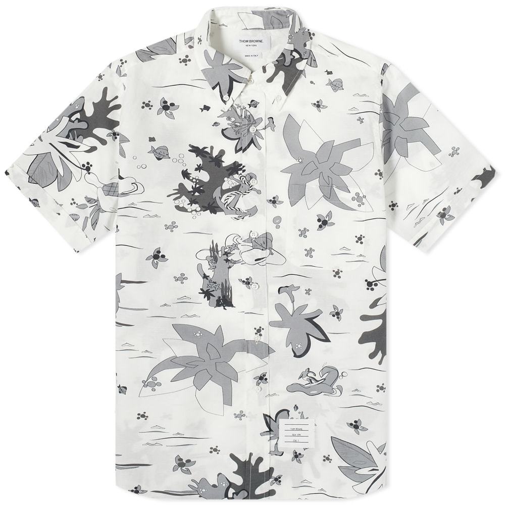 Photo: Thom Browne Short Sleeve Hawaiian Print Shirt