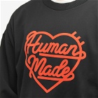 Human Made Men's Big Heart Sweatshirt in Black