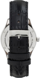 Frédérique Constant Silver & Black Classics Heart Beat Automatic Watch