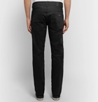 Nudie Jeans - Grim Tim Slim-Fit Organic Stretch-Denim Jeans - Black