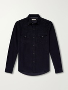 Canali - Cotton-Corduroy Shirt - Blue