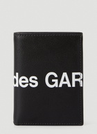 Comme des Garçons Wallet Logo Bi-Fold Wallet