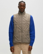 Represent Initial Quilted Gilet Brown - Mens - Vests