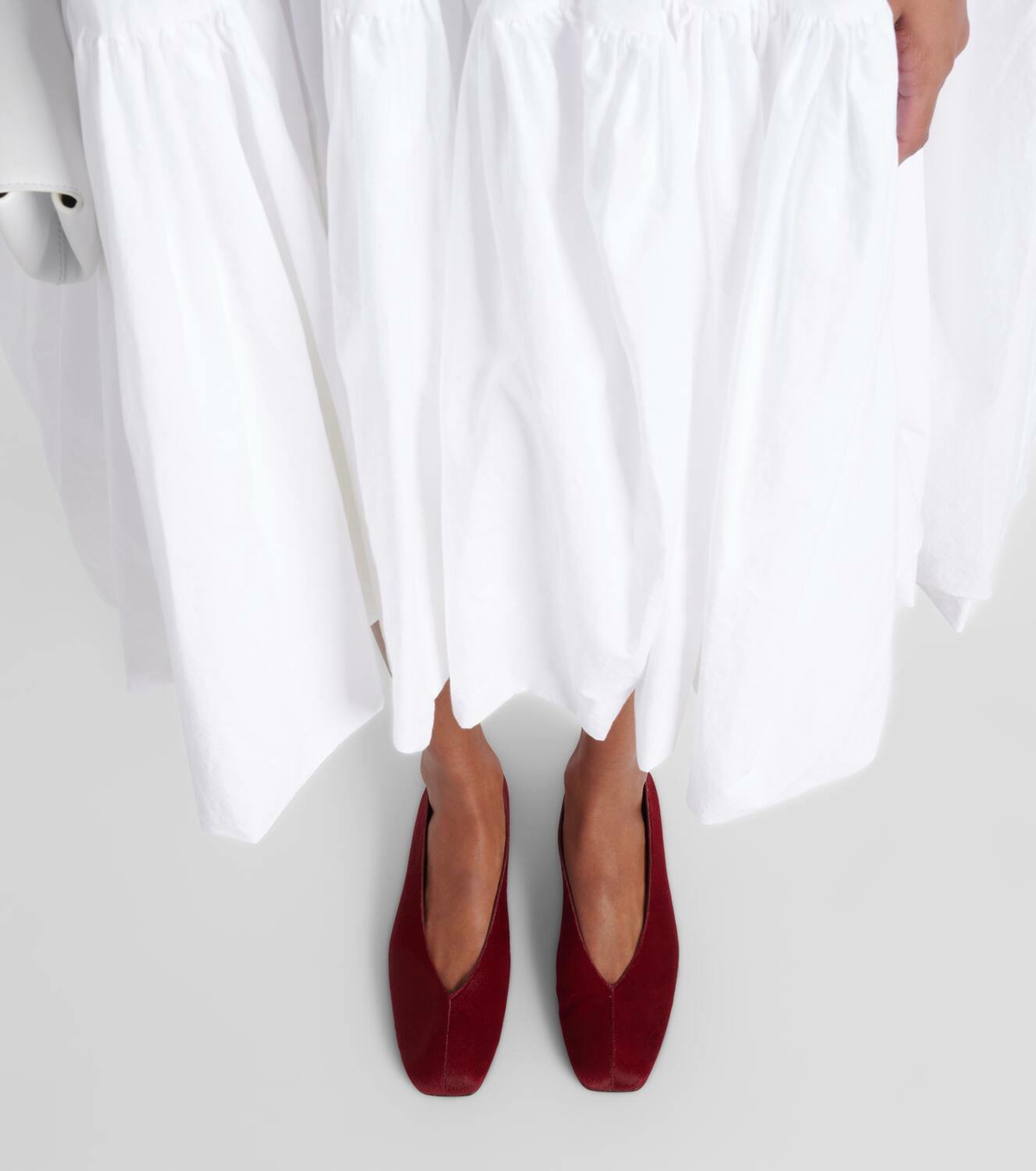 洗練されたデザイン★THE ROW Calf hair ballet flats THE ROW Calf hair ballet flats | NET-A-PORTER