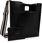 Alexander McQueen Black Square Bow Tote