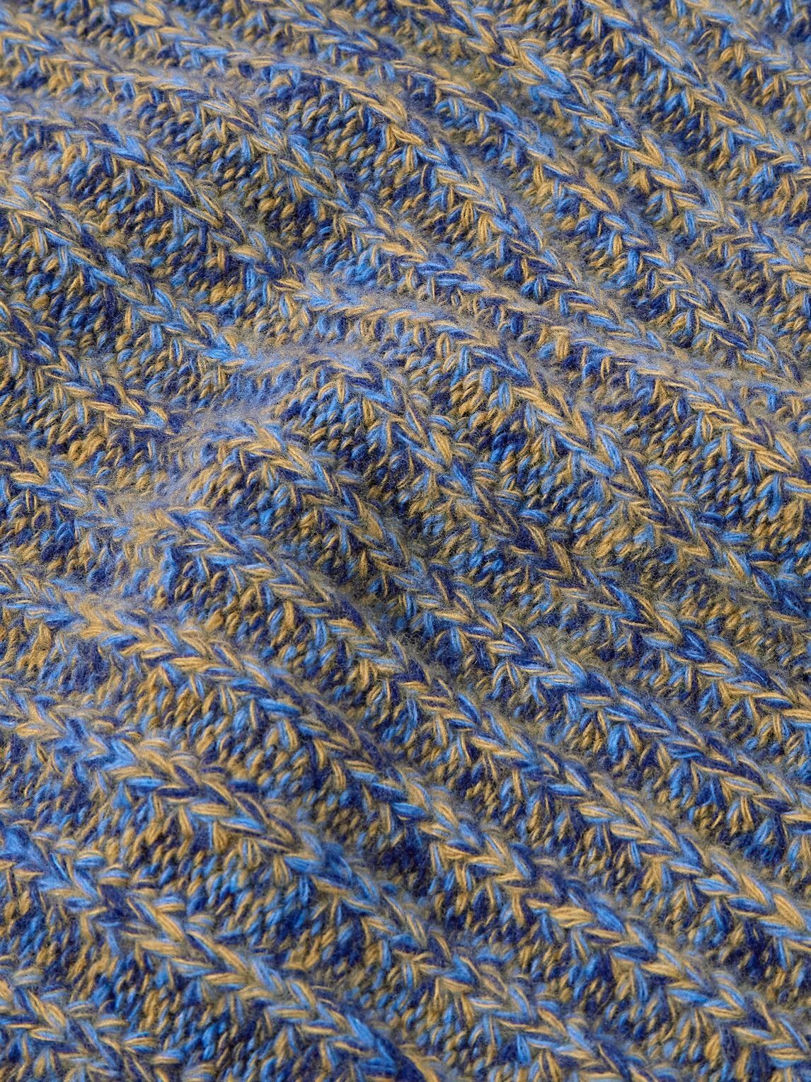 Federico Curradi - Vela Ribbed Wool and Cashmere-Blend Sweater - Blue
