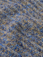 Federico Curradi - Vela Ribbed Wool and Cashmere-Blend Sweater - Blue