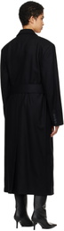 MISBHV Black Stockholm Wool Coat