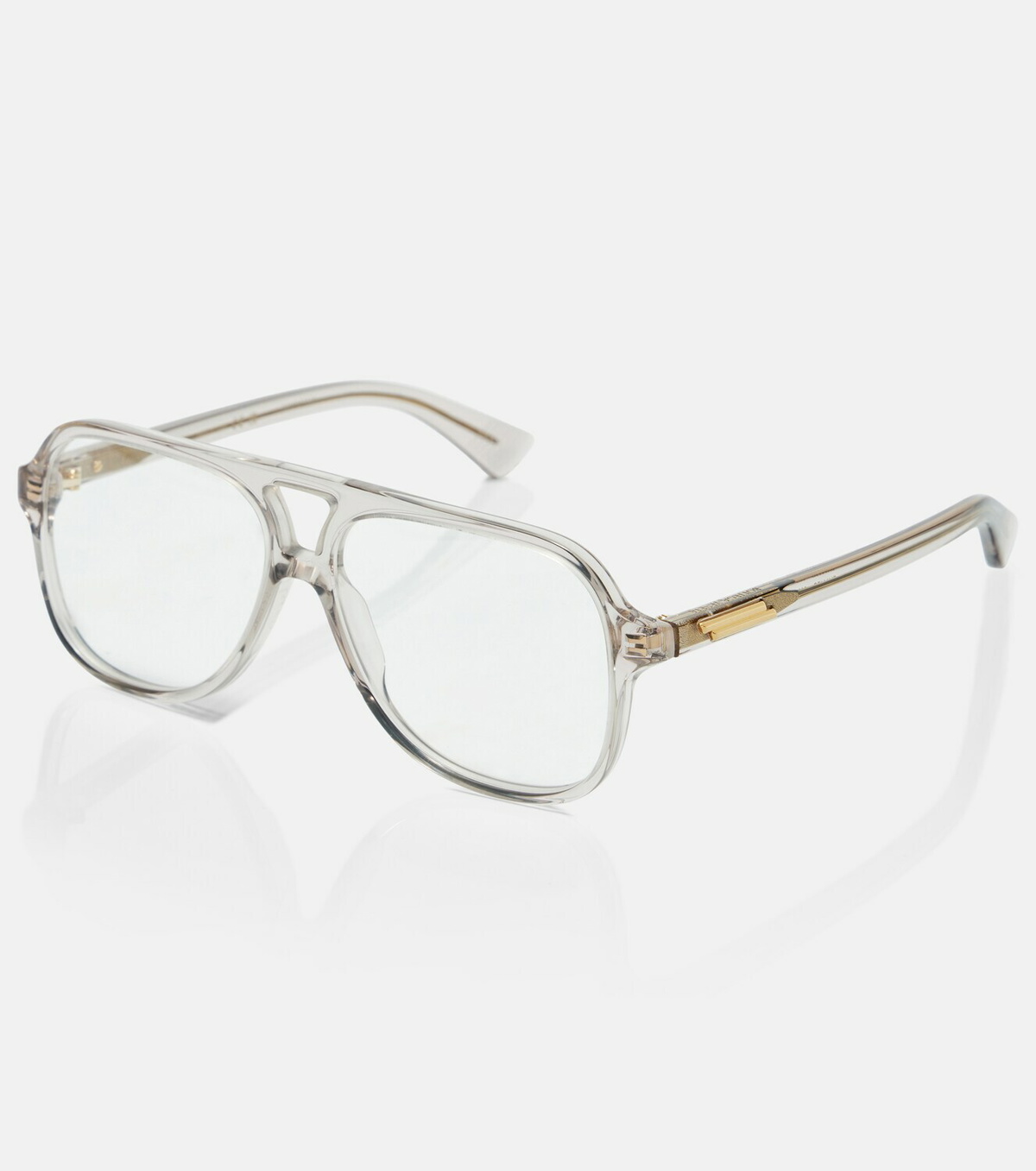 Bottega Veneta Slim Ribbon aviator glasses