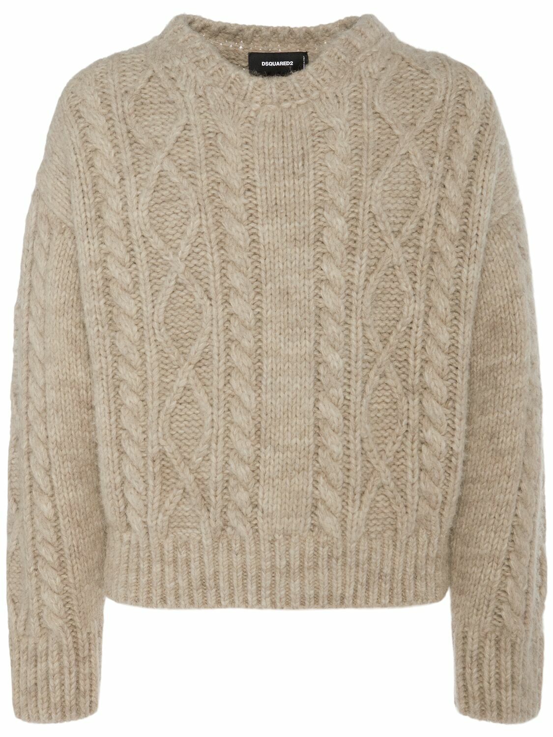 DSQUARED2 ニット DSQUARED2 Cable Knit Alpaca Blend Sweater Dsquared2
