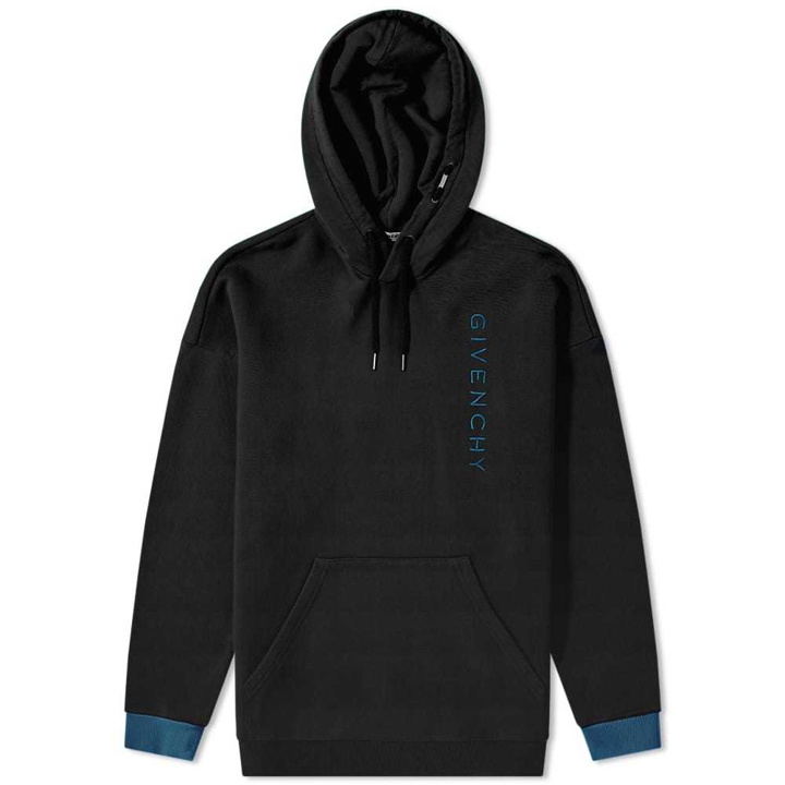 Photo: Givenchy Vertical Embroidered Logo Hoody