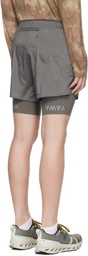 Satisfy Gray CoffeeThermal 8 Shorts