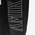 AMIRI Men's Zoltar Logo Sweat Pant in Black