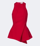 Magda Butrym Asymmetric virgin wool top
