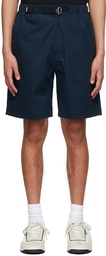 Kenzo Navy Cotton Shorts