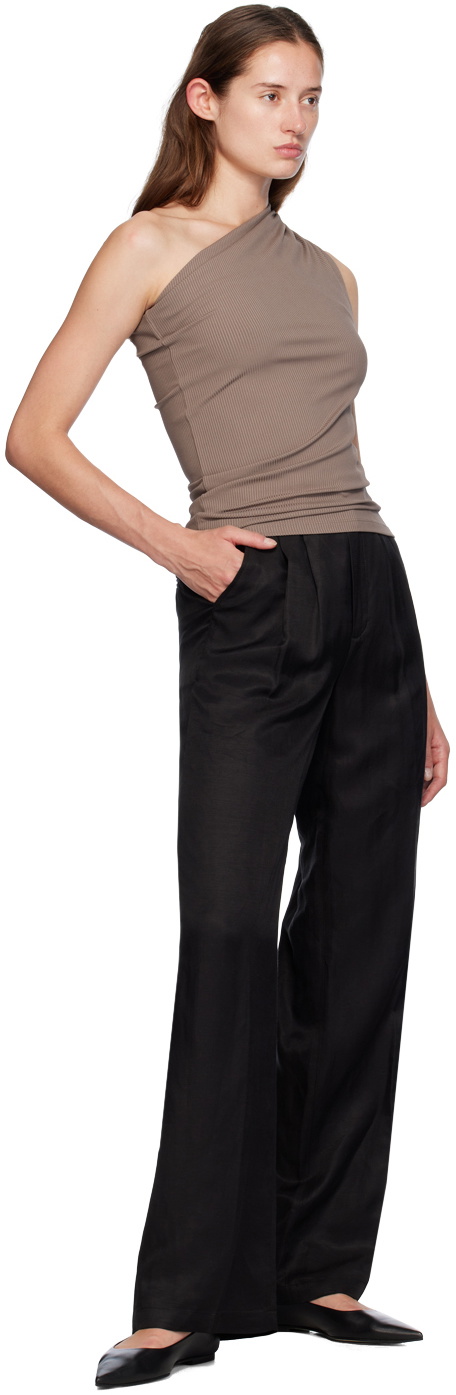 ANINE BING Brown Camila Top