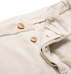 Altea - Dumbo Tapered Cotton-Moleskin Trousers - Neutrals