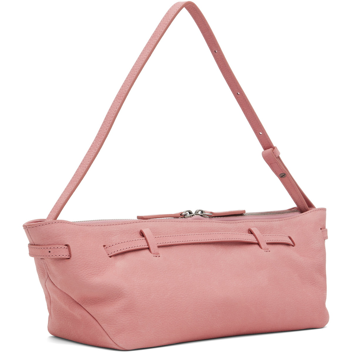 MARGESHERWOOD Pink Leather 'Grandma' Used Sling Bag