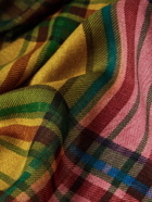 Etro - Fringed Checked Wool Scarf