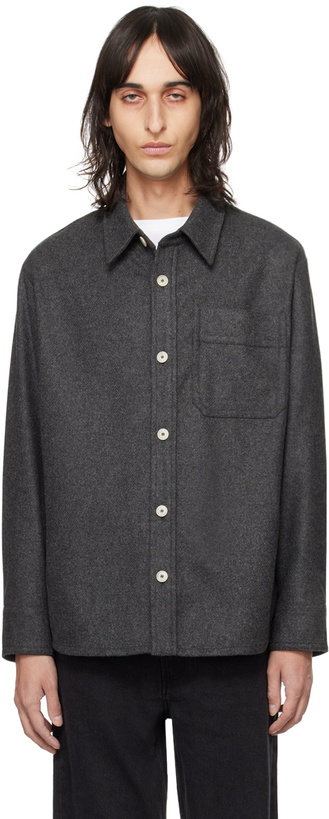 Photo: A.P.C. Gray Basile Shirt