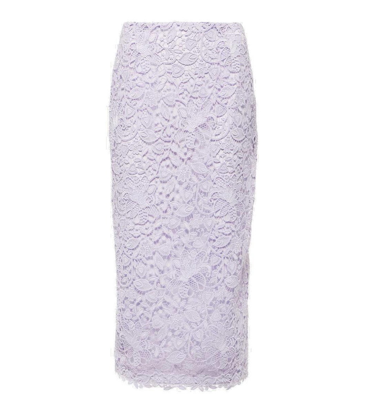 Photo: Carolina Herrera Lace guipure pencil skirt