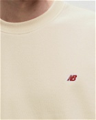 New Balance Made In Usa Core Crewneck Sweatshirt Beige - Mens - Sweatshirts