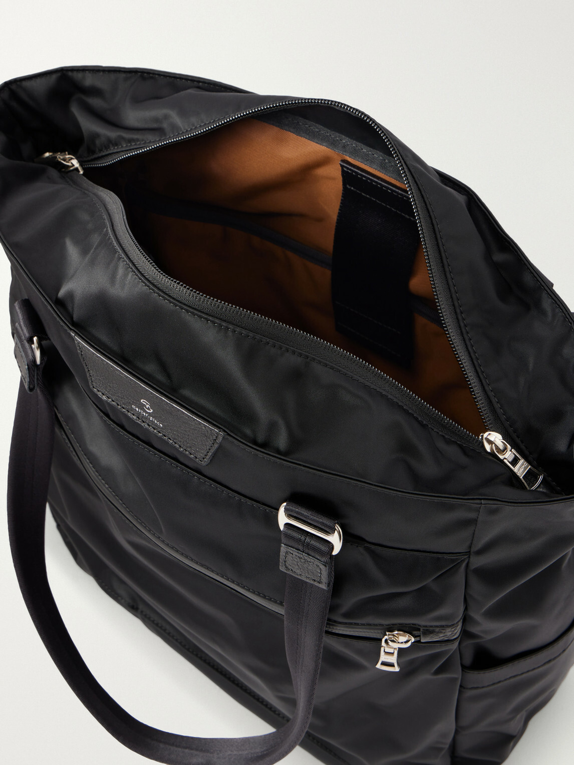 Master-Piece - Progress 2WAY Leather-Trimmed Twill Tote Bag