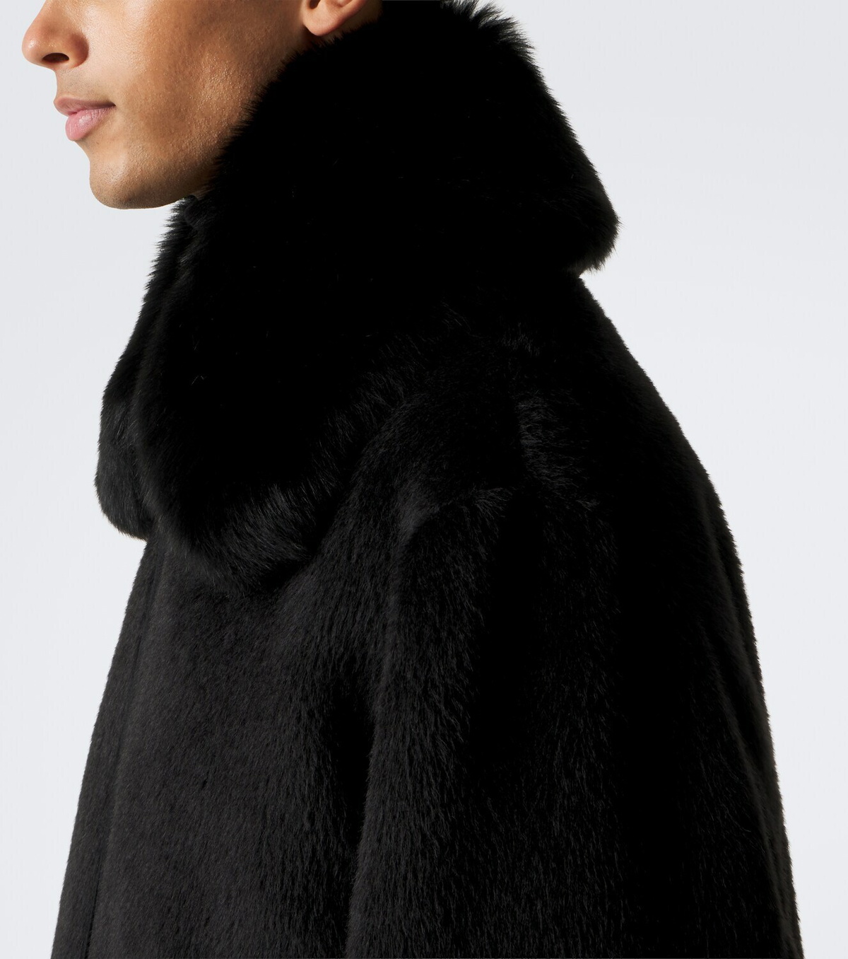 Dolce&Gabbana Shearling-trimmed alpaca and wool jacket