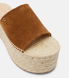 Gianvito Rossi Suede espadrille sandals