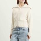 Samsøe Samsøe Women's Sajasmin Zip Up Jacket in Bone White