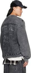 Maison MIHARA YASUHIRO Gray Distressed Sweatshirt