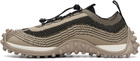 AMI Paris Beige Mirage Knit Sneakers