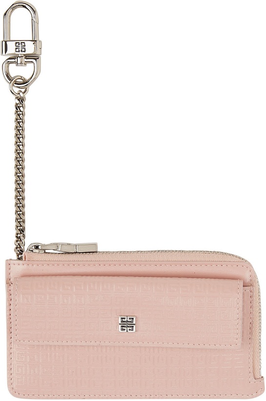 Photo: Givenchy Pink 4G Zipped Card Holder