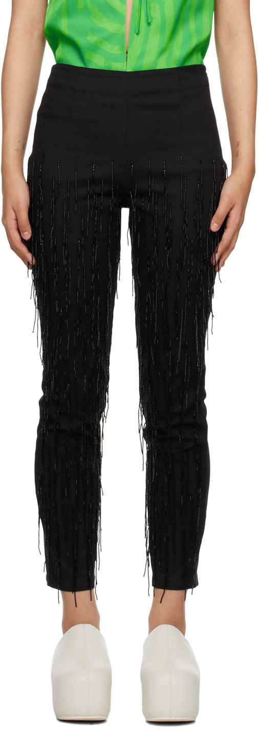 Simon Miller Black Fringe Trousers Simon Miller