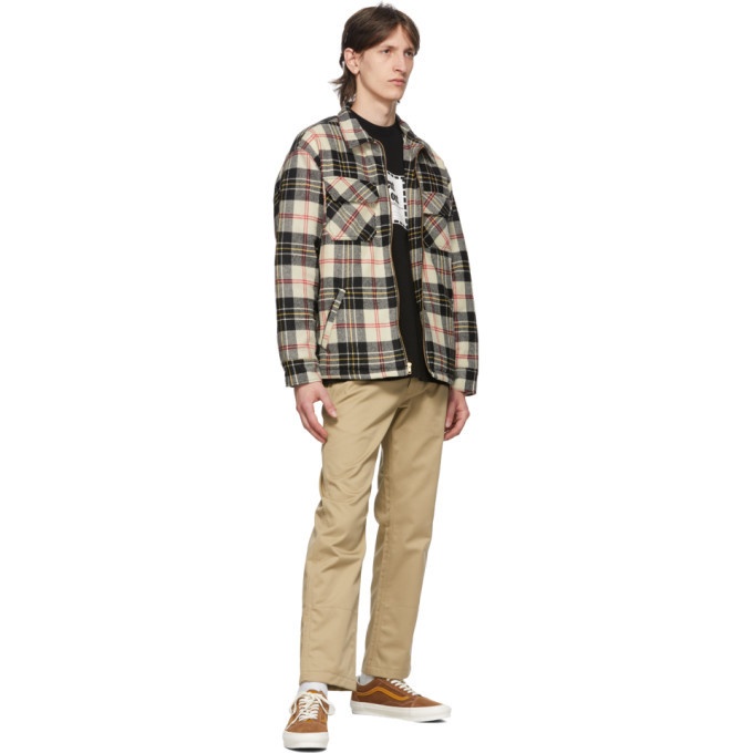 Noon Goons Off-White Plaid Crowd Jacket Noon Goons