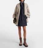 Brunello Cucinelli Suede lace-up boots