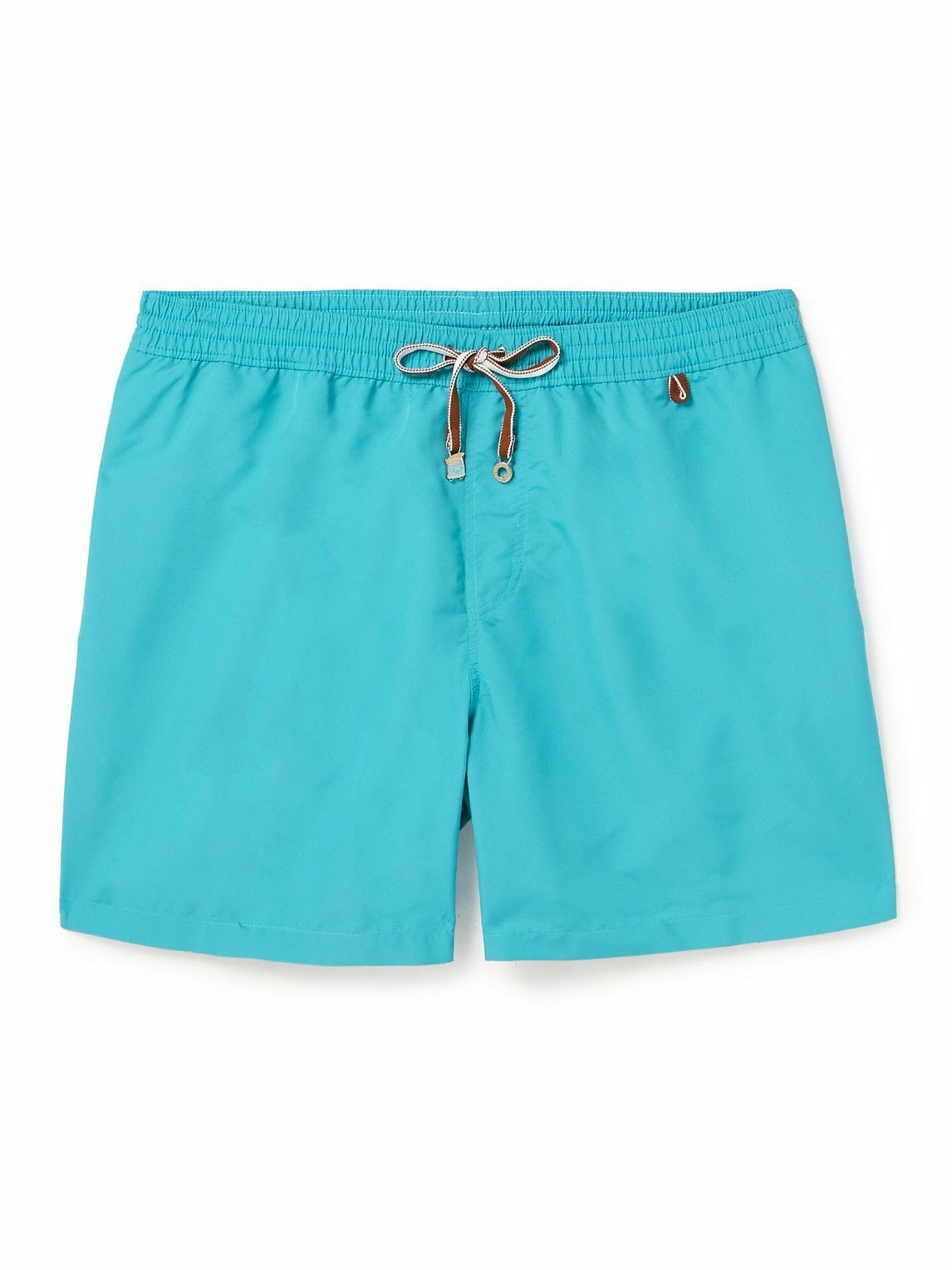 Loro Piana - Bay Straight-Leg Mid-Length Swim Shorts - Blue Loro Piana