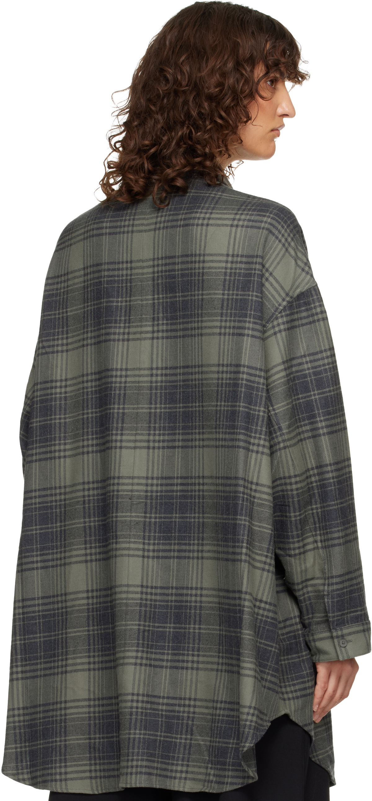 Fear of God Gray & Khaki Relaxed Shirt