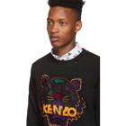 Kenzo Black Classic Tiger Sweatshirt